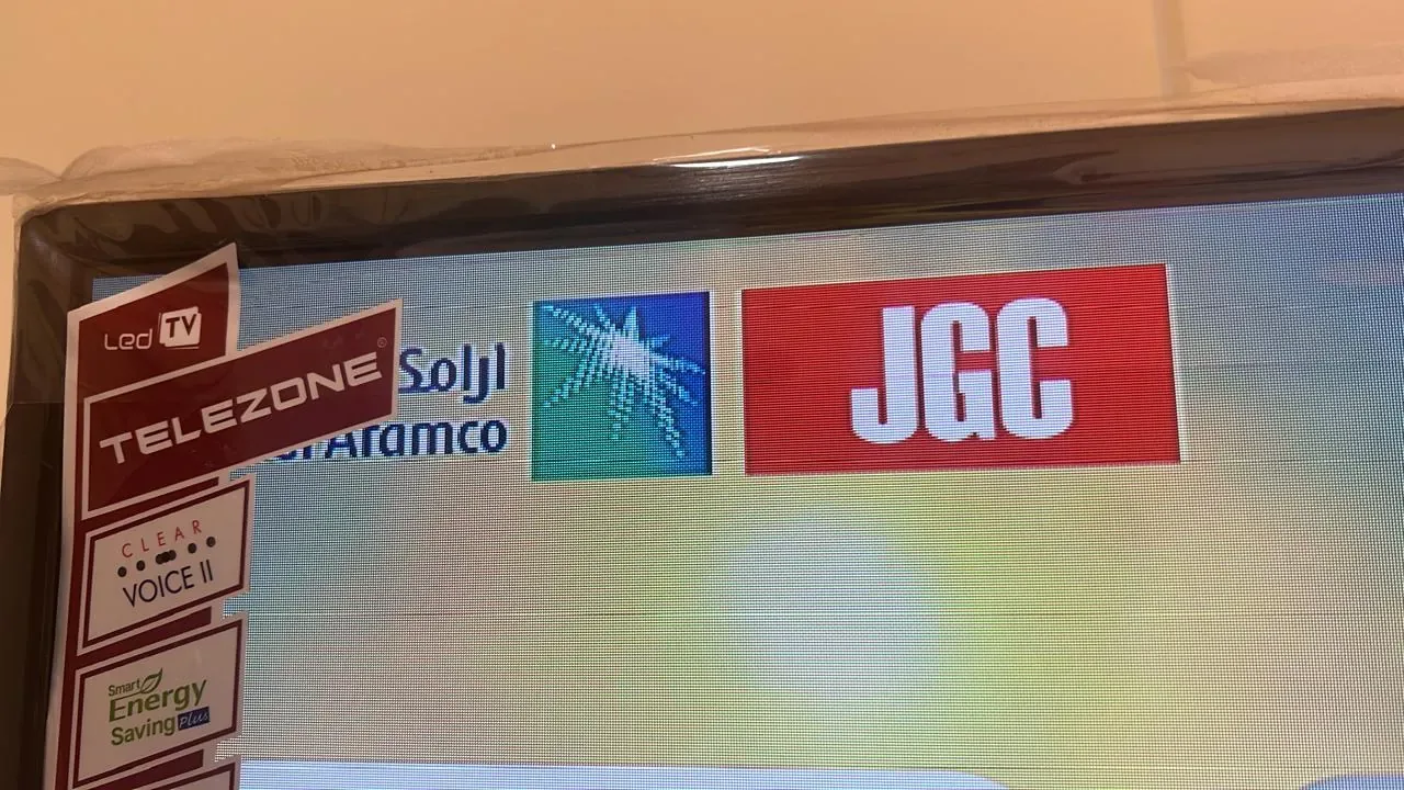 Jeddah hospitality delivery image of iPTV system testing and verification on a Smart TV for the Aramco JGC project