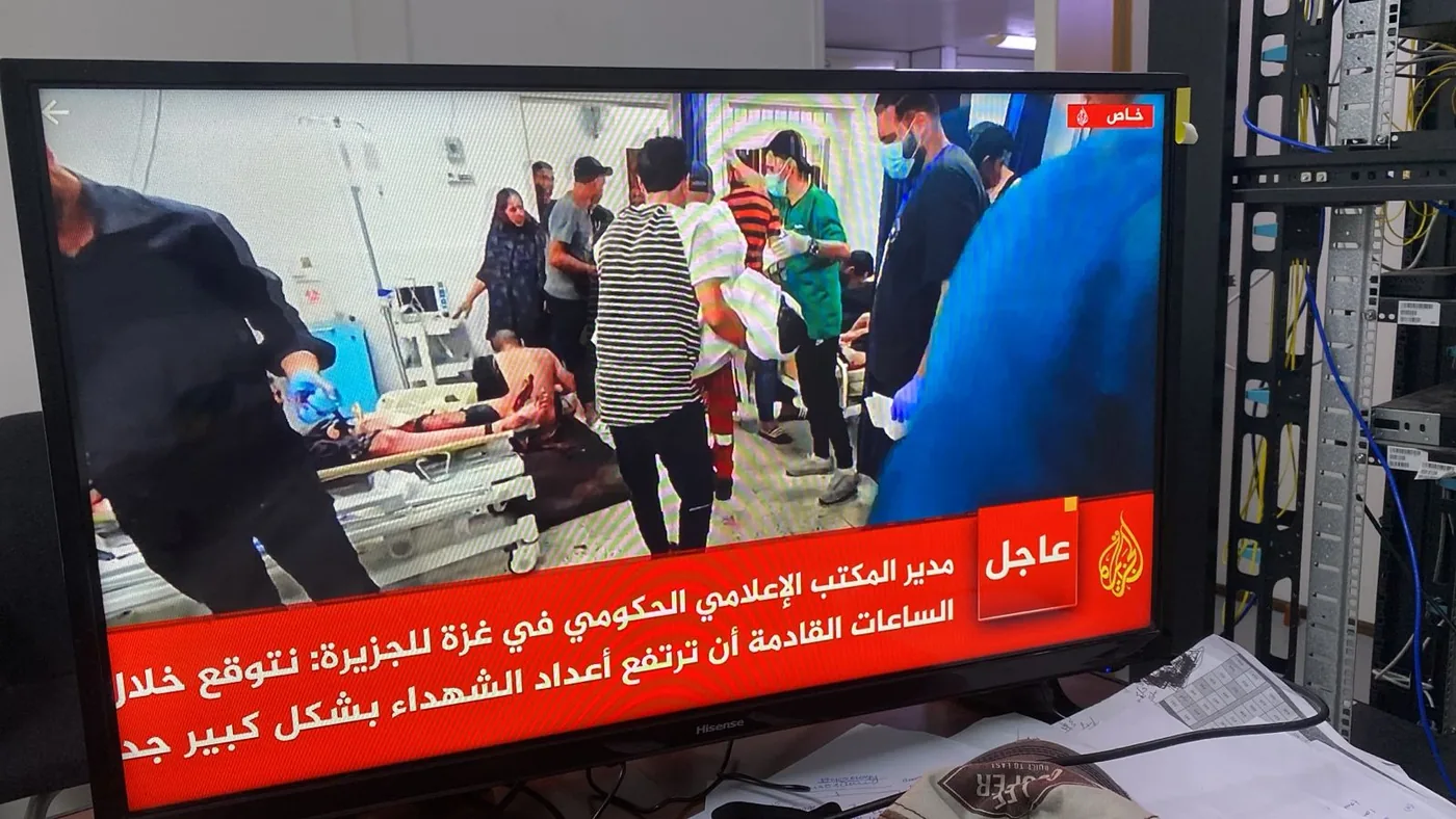 Jeddah hospitality delivery image of live TV News Channel Testing - Tecnicas Reunidas Labour Camp